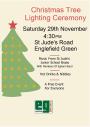 Englefield Green Christmas Tree Light Switch On (P)